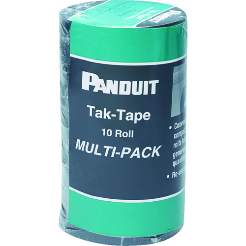 【TRUSCO】パンドウイット　タックテープ（ロールタイプ）１０．６ｍＸ１０巻入り
